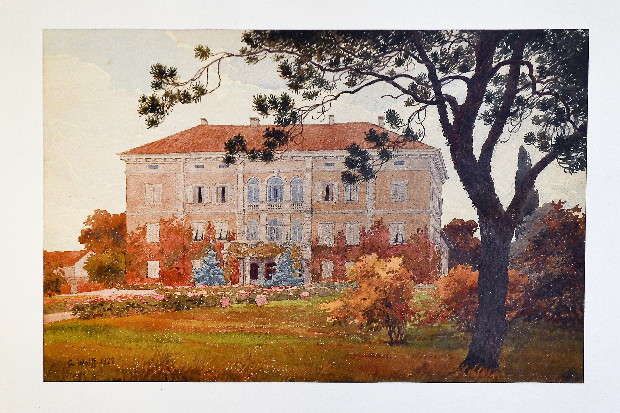 Foto storica Langoris, Tenuta di Angoris